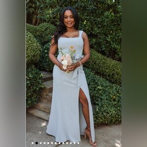 Show Me Your MuMu Light Blue Maxi Dress